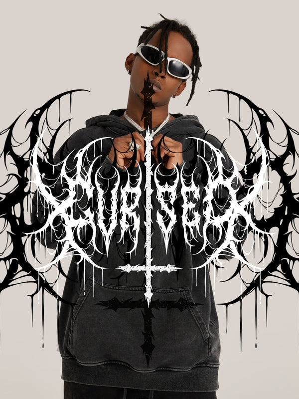 CURSED — 440GSM Oversized SuperHeavy Hoodie
