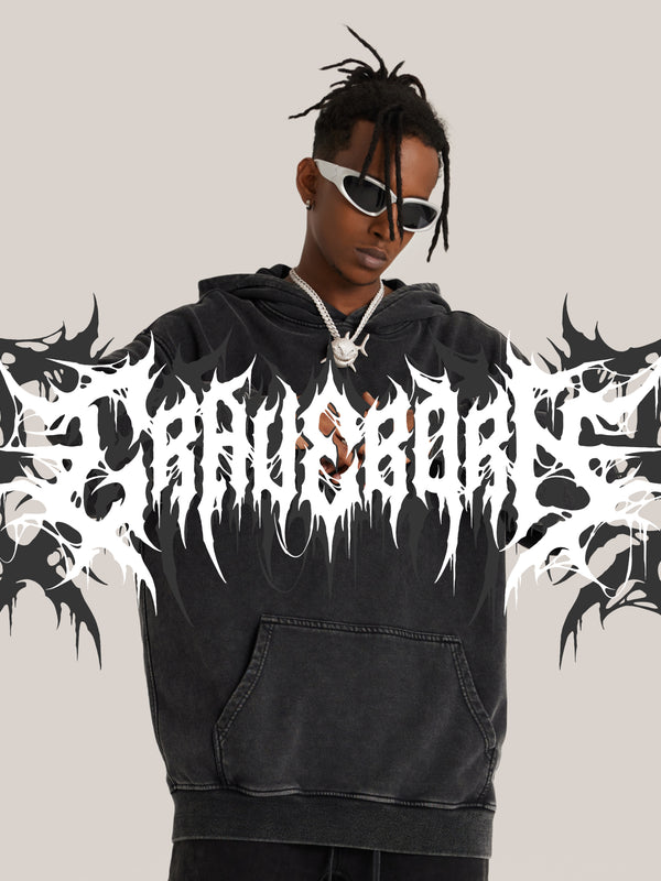 GRAVEBORN — 440GSM Oversized SuperHeavy Hoodie