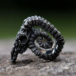 ☥ Dreadhorn – Occult Ram Ring