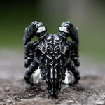 ☥ Dreadhorn – Occult Ram Ring