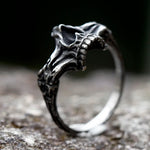 ☠️ Soulkeeper – Hollow Skull Ring