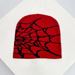 🕸️ Webveil – Pattern Knit Beanie