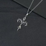 ✝️ Sanctum Cross – Gothic Steel Pendant